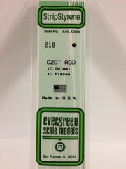 Styrene .020 Rod