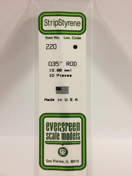 Styrene .035 Rod