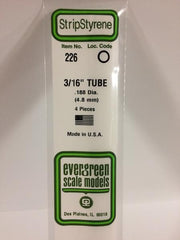 Styrene  3/16" Tube