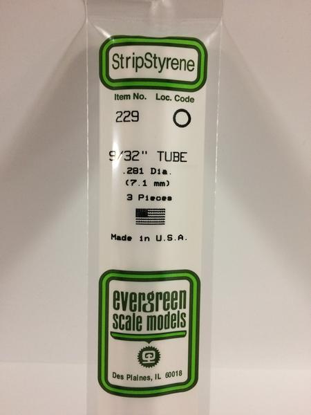 Styrene  9/32" Tube