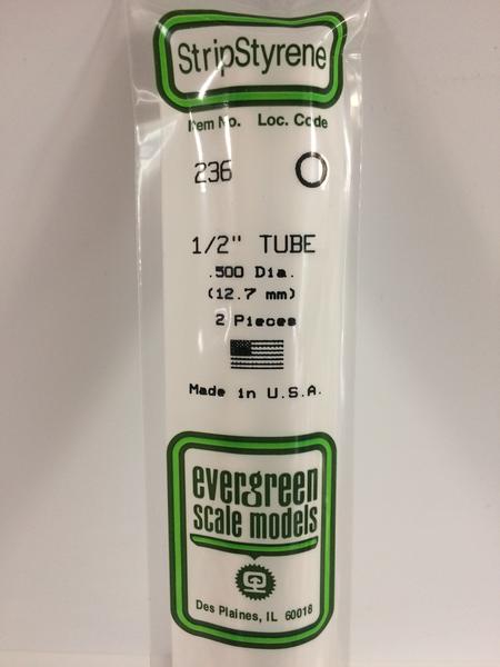 Strip Styrene 1/2" Tube