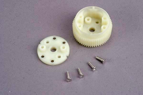 Main Differential Gear W/Cover Plate & Screw