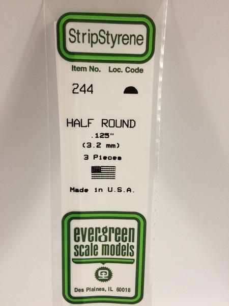 Strip Styrene  Half round