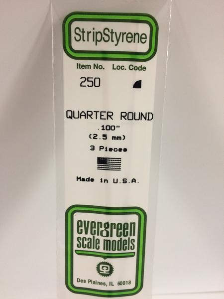 Strip Styrene Quarter Round