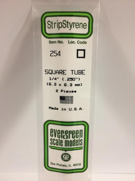 Strip Styrene Square Tube