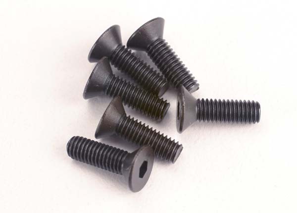 Screws, 3x10mm countersunk machine (6) (hex drive)