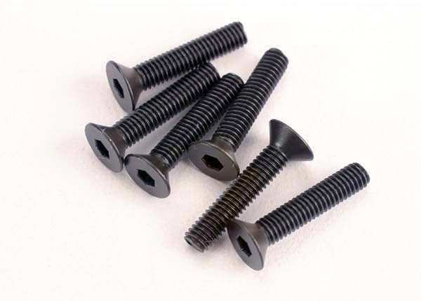 Screws, 3x15mm countersunk machine (6) (hex drive)