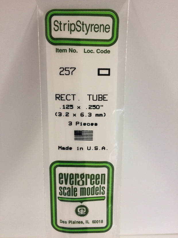 Strip Styrene 125 x 250" Tube