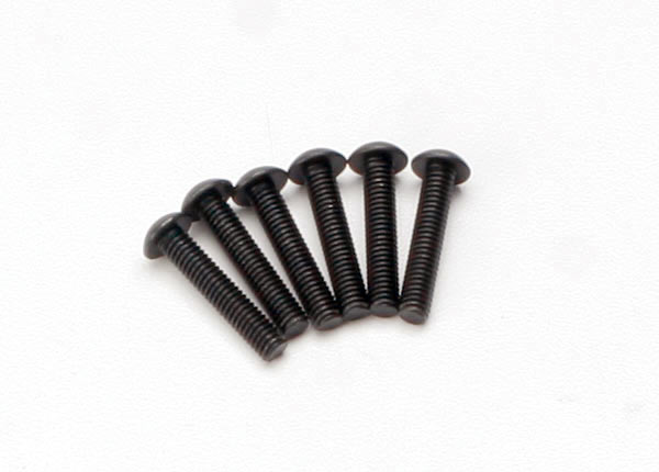 Screws, 4x20mm button-head machine (hex drive) (6)