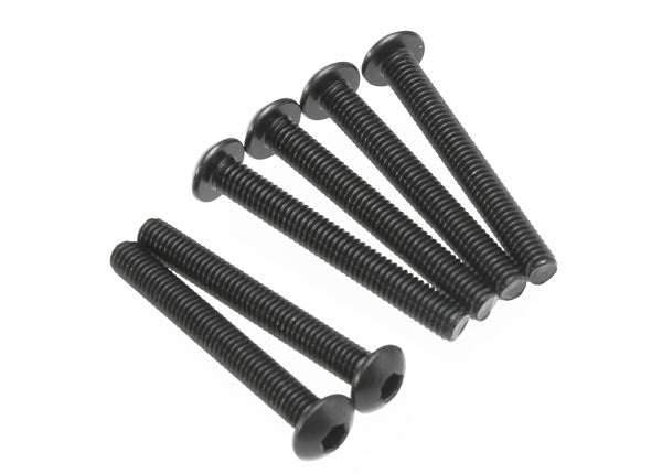 Screws, 3x23mm button-head machine (hex drive) (6)