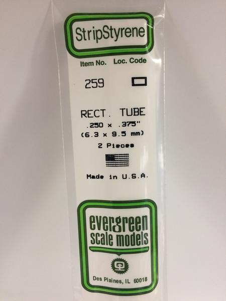 Strip Styrene Rectang. Tube