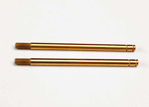 Shock shafts, hardened steel, titanium nitride coated (xx-long) (2)