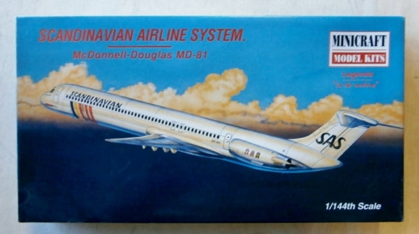 Scandinavian Airline System McDonnell-Douglas MD-81- 1/144 scale