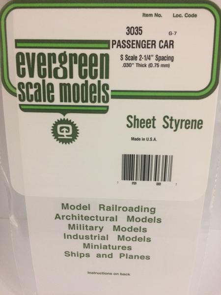 Styrene Sheet Passenger Car