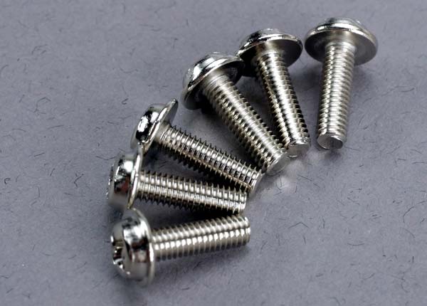 Screws, 3x10mm washerhead machine (6)