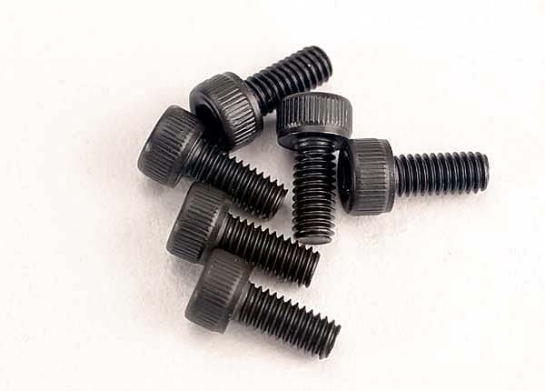 Screws, 2.5x6mm cap-head machine (hex drive) (6)