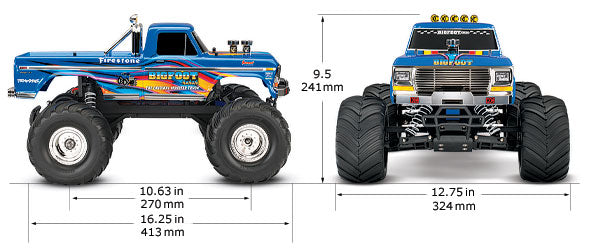 BIGFOOT, CLASSIC, RETRO BLUE