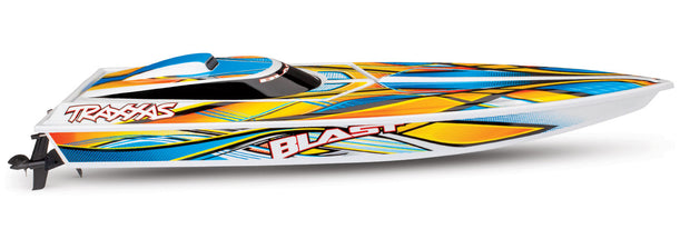 BLAST RTR BOAT W/ESC, ORANGE