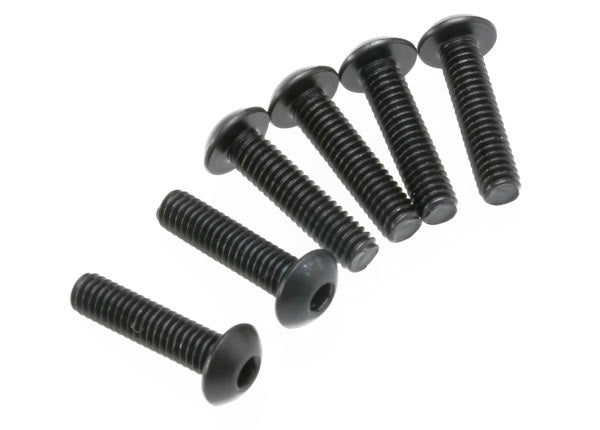 Screws, 4x16mm button-head machine (hex drive) (6)