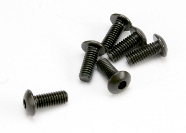 Screws, 4x10mm button-head machine (hex drive) (6)