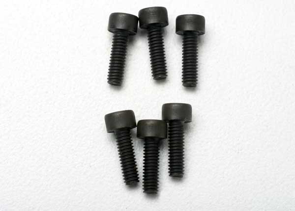 Screws, 2.5x8mm cap-head machine (6)