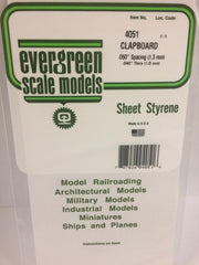 Styrene Sheet  Clapboard