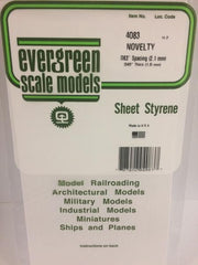 Styrene Sheet Novelty .083" Spacing