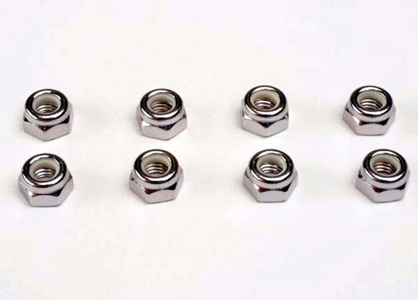 Wheel Nuts 6mm Nylon Locking (8)