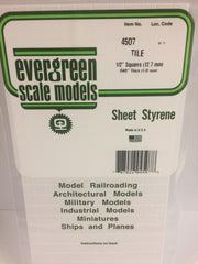 Styrene Sheet Tile 1/2"