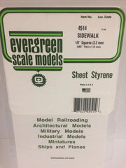 Styrene Sheet Sidewalk