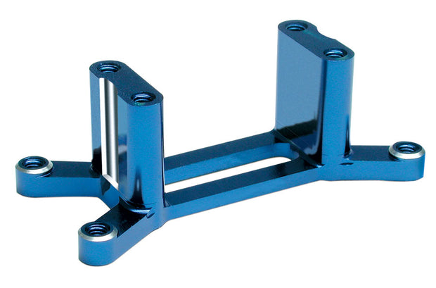 Engine mount, machined 6061-T6 aluminum (blue) (w/ screws) (Maxx Series)