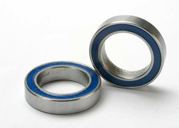 Ball Bearings Blue Rubber Sealed 12x18x4mm (2)