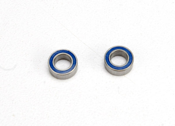 Ball Bearings Blue Rubber Sealed 4x7x2.5mm (2)