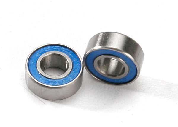 Ball Bearing Blue Rubber Sealed 6x13x5mm (2)