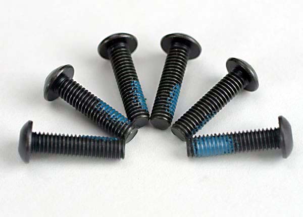 Screws, 3x12mm button-head machine (6) (starter attachment screws with threadlock)