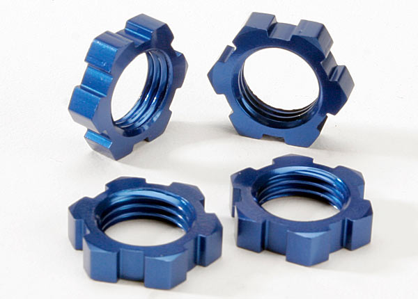 Wheel Nuts Splined 17mm Blue