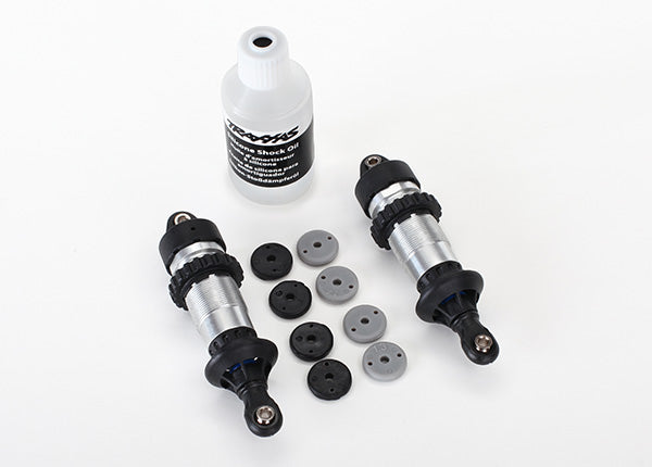 Shocks, GTR aluminum (assembled) (2) (without springs)