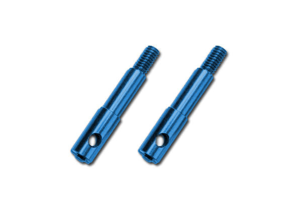 Wheel Spindles Front Blue