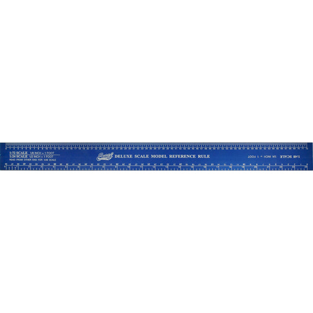 12" Aluminum Blue Ruler