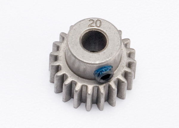 Gear, 20-T pinion (0.8 metric pitch, compatible with 32-pitch) (fits 5mm shaft)/ set screw