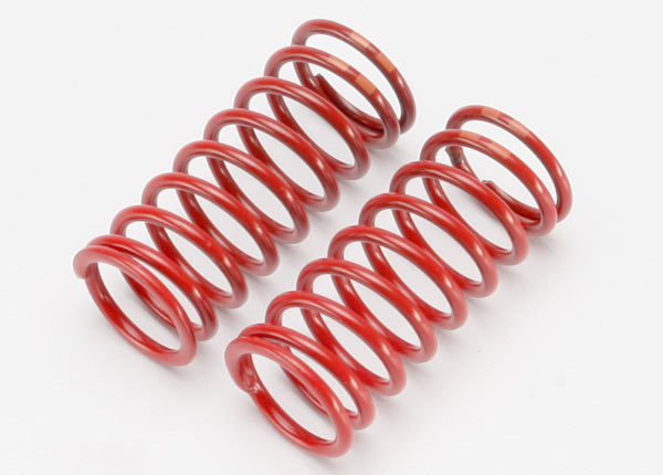 Spring, shock (red) (long) (GTR) (5.4 rate double orange stripe) (1 pair)