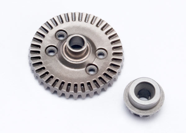 Ring gear, differential/ pinion gear, differential (rear)