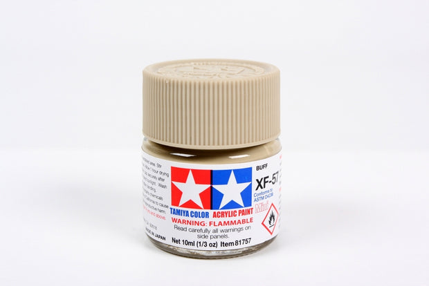 Tamiya Acrylic Paint 1/3oz. Buff XF57