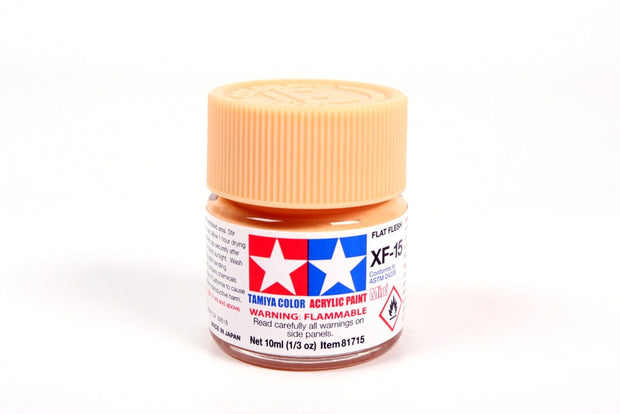 Tamiya Acrylic Paint 1/3oz. Flat Flesh XF15