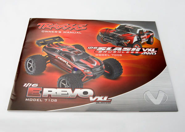 Owner's Manual 1/16 E-Revo VXL/Slash VXL