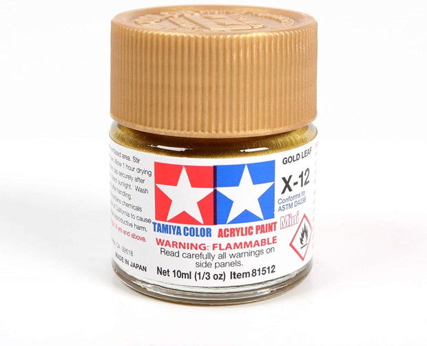 X-12 Gold Leaf Acrylic Paint (23ml)