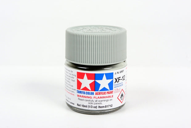 Tamiya Acrylic Paint 1/3oz. J.N. Grey XF12