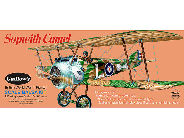 Sopwith Camel 28" Wing Span