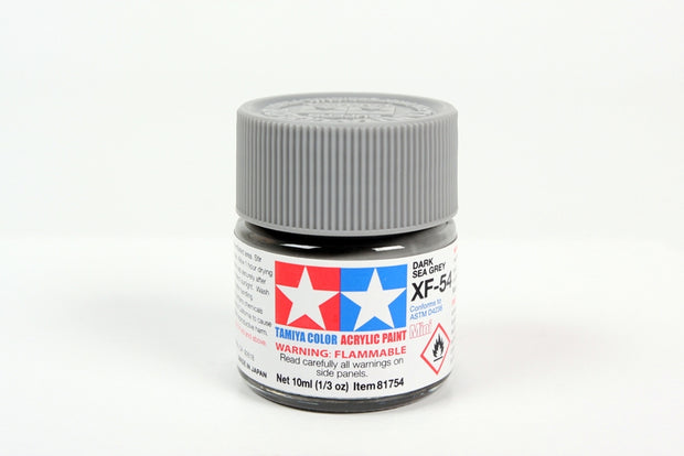 Tamiya Acrylic Paint 1/3oz. Dark Sea Grey XF54