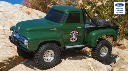 1/10 SCX10 II 1955 Ford F-100 Truck 4WD RTR, Green